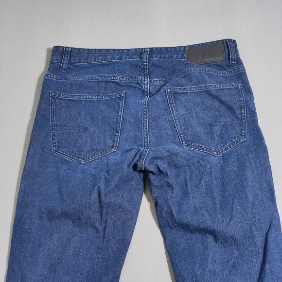 Calvin Klein Jeans Straight men's size 32X32 ink blue classic style - Picture 4 of 11